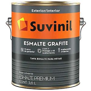 ESMALTE SOLV COR E PROTECAO FOSCO GRAFITE CLARO 3,6L SUVINIL