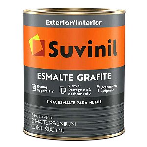 ESMALTE SOLV COR E PROTECAO FOSCO GRAFITE ESCURO 0,9L SUVINIL