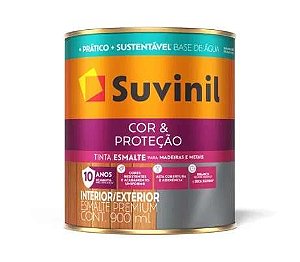 ESMALTE AGUA COR E PROTECAO FOSCO 0,9 PRETO SUVINIL