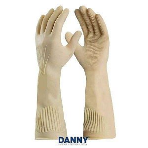 LUVA LATEX  DANNY (B) M LONGATEX DA-2020