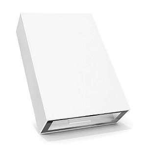 ARANDELA MURET SOBREPOR BRANCO LED 4W 3000K AUTOVOLT IP65 LUMANTI