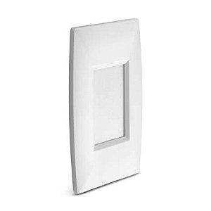 BALIZADOR BRAM EMBUTIR BRANCO LED 3W 6500K BIVOLT IP65 LUMANTI