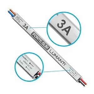 FONTE FITA LED 12V SLIM 03A 36W ELGIN