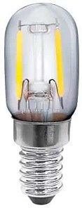 LAMPADA HALOGENIA BULBO CLEAR GELADEIRA/LUSTRE T22 LED 1,5W 7200K E-14 127V 150 LUMENS LUMANTI