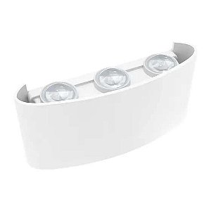 ARANDELA LENTILLE TROIS SOBREPOR BRANCO LED 6W 6500K BIV IP65 LUMANTI ALTSB66