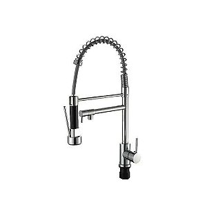 TORNEIRA COZ MESA MONOCOMANDO GOURMET FLEX C/DUCHA CROMADO TELCA QSC-D6004