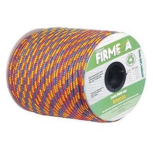 CORDA 12MM POLIESTER TRANCADA COLORIDA METRO