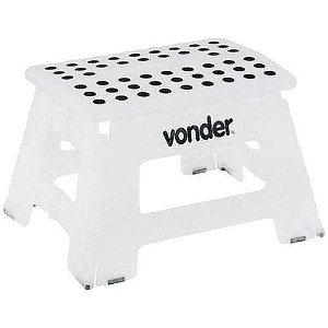 BANQUETA PLASTICO DOBRAVEL 220MM TRANSPARENTE VONDER