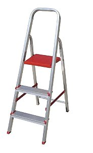 ESCADA ALUMINIO 3 DEGRAUS BOTAFOGO