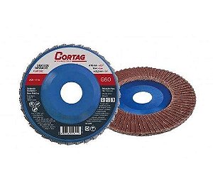 DISCO DE DESBASTE FLAP 4.1/2" - 115 MM OA-BF G60 CORTAG