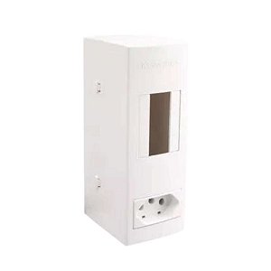 QUADRO SOBREPOR SLIM C/1 TOMADA 20A S/DISJUNTOR MARGIRIUS