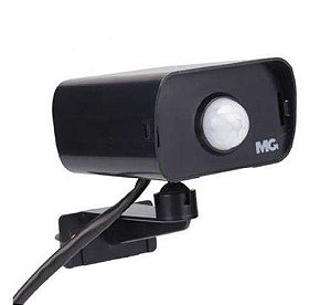 SENSOR PRESENCA EXTERNO PRETO COM FOTOCELULA MAGIRIUS MPX-40F