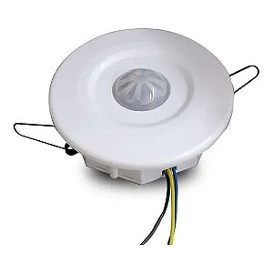 SENSOR TETO EMBUTIR BRANCO C/ FOTOCELULA MARGIRIUS MPT-40EF