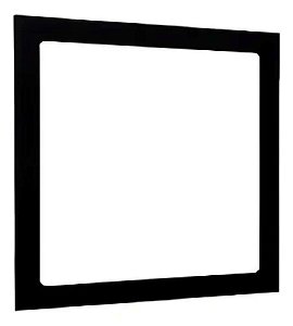 PLAFON LED BACKSTAGE EMBUTIR 18W BIV 6500K QUADRADO PRETO LUMANTI 220X220X24 1620LM
