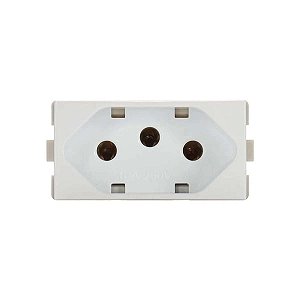 MODULO SLEEK TOMADA 2P+T 10A-250V BRANCO MARGIRIUS