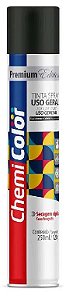 SPRAY TINTA CHEMICOLOR U.G PRETO FOSCO 250ML ARTE NOVA