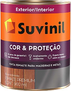 ESMALTE SOLV COR E PROTECAO BRIL PRETO 0,9 SUVINIL