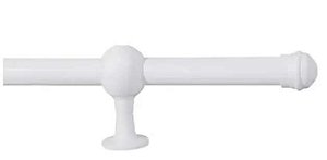 KIT VARAO GROSSO 3,00MT BRANCO ALUMARK