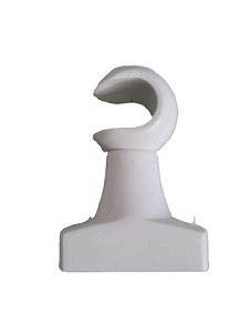 SUPORTE P/CORTINA VARAO GROSSO BRANCO ALUMARK