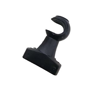SUPORTE P/CORTINA VARAO GROSSO PRETO ALUMARK