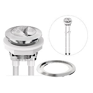 BOTAO ACIONADOR HASTES DUAL FLUSH CENSI 9546