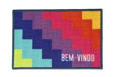 TAPETE CLEAN KASA BEM VINDO BBB PIXEL COLOR 40CM X 60CM KAPAZI