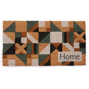 TAPETE DE ENTRADA FIBRA DE COCO MOSAICO 60X33CM KAPAZI