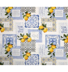 TOALHA MESA CLASSIC LIMAO SICILIANO 1,37M X METRO KAPAZI