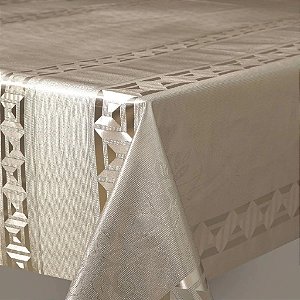 TOALHA MESA METALIZADA BRILHO CLASSICO 1,40 X METRO KAPAZI