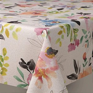 TOALHA MESA SOFT TOUCH TEMPO DAS FLORES 1,40 X METRO