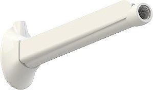 BRACO CHUVEIRO 30 CM BRANCO ZAGONEL