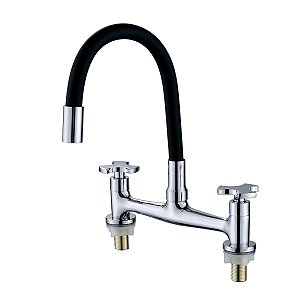 TORNEIRA COZ MESA MISTURADOR 1/4V. CROMADO TELCA  XSC-8894