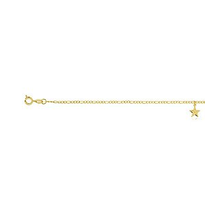 TORNOZELEIRA BANHADA EM OURO 18K 00143/24