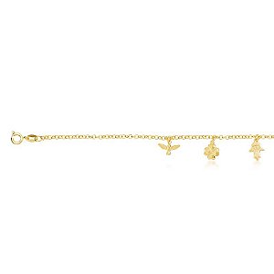 PULSEIRA BANHADA EM OURO 18K 00895/18