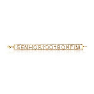 PULSEIRA SENHOR DO BONFIM BANHADA EM OURO 18K 0597391