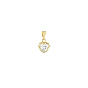 PINGENTE CORACAO ZIRCONIA PGF 0035