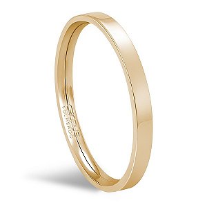Aliança Banhada em Ouro 18k 3112