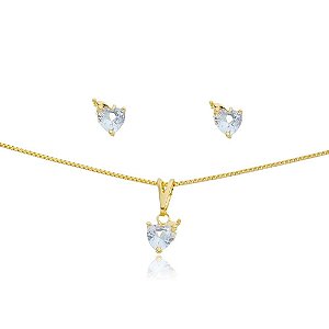 CONJUNTO BANHADO EM OURO 18K CJF-01217