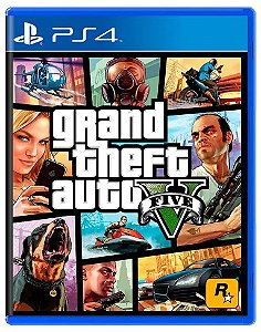 Jogo Grand Theft Auto V (GTA 5) - PS4 (Lacrado)