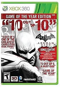 Batman: Arkham City Edição Jogo do Ano - Xbox 360 (Seminovo)