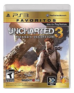 Uncharted 3: Drake's Deception – Favoritos – PS3 (Seminovo)