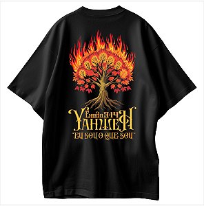 Yahweh EU SOU Camiseta Cristã Oversized Êxodo 3:14