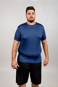 Camiseta Masculina Dry Fit Gola Redonda Plus Size #