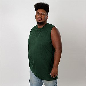 Camiseta Regata Masculina Machão Lisa Plus Size