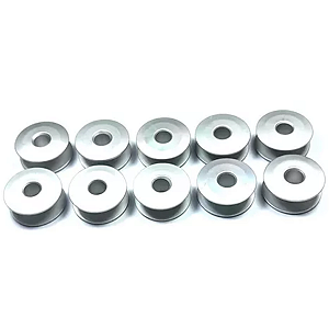 Kit 50 Bobinas Metal Reta Lisa Máquina Industrial Costura