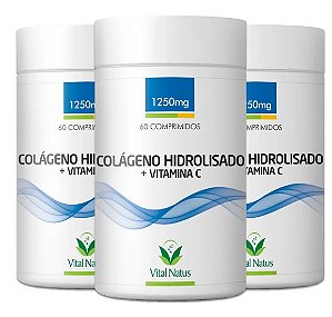 Colágeno Hidrolisado + 1250mg Vit C