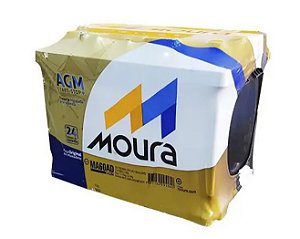 Bateria Moura AGM 60 amperes para carro - MA60LD