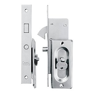 Fechadura para Janela e para Porta de Correr com Chave Virada