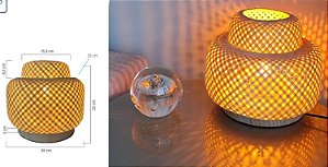 Abajur Palha Trançada 2