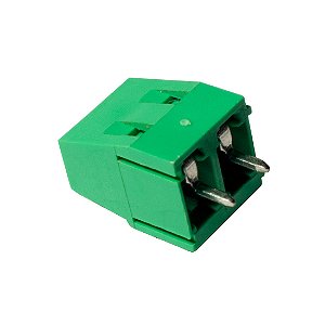 Borne Kre ZB128 02 Vias 5,08MM 14MM Verde - Kit 10 Unidades